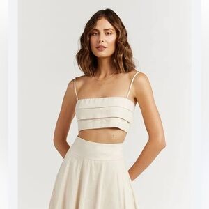 Elegant Cream Women's Top